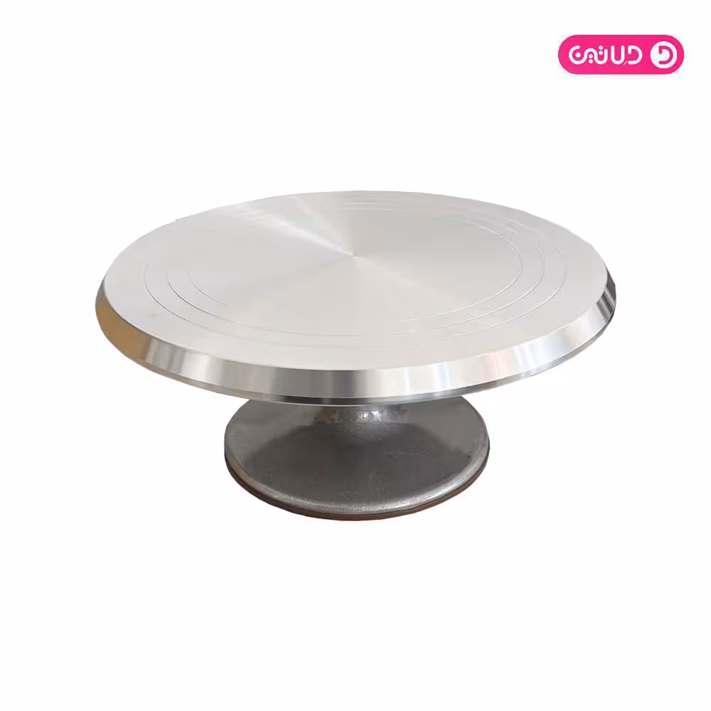 گردون کیک ممتاز استیل خارجی سنگین 30 سانتی
