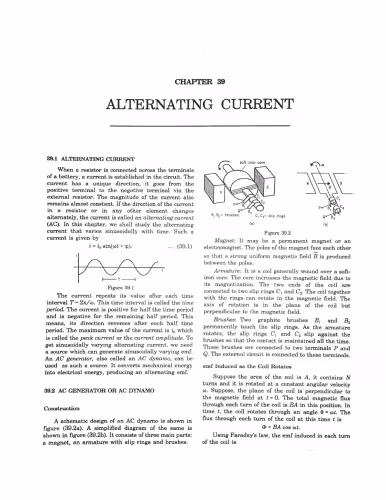 خرید و دانلود نسخه کامل کتاب HCV Chapter 39 Alternating Current Concepts of Physics H C Verma IIT JEE Part 2 various Engineering Entrance Exams