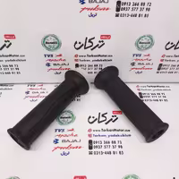 لاستیک سر دسته فرمان گاز و کلاچ با استخوانی موتور اپاچی 150 ، 160 ، 180 و 200 کیفیت درجه 1 (جفتی)