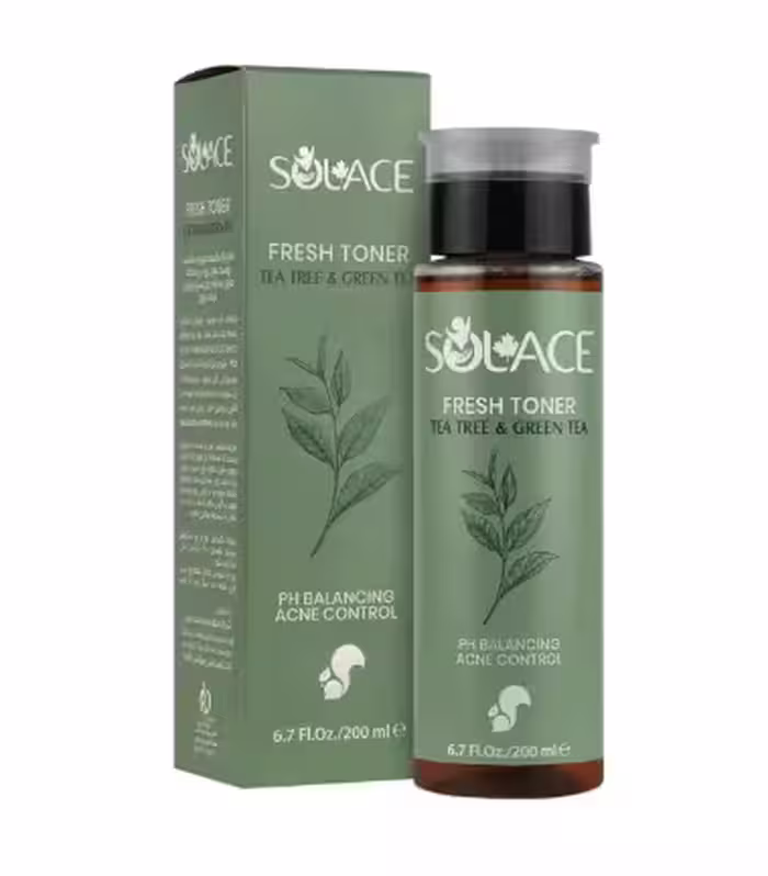 تونر پاک کننده صورت مناسب پوست چرب و مختلط حاوی چای سبز و روغن درخت چای 200میل