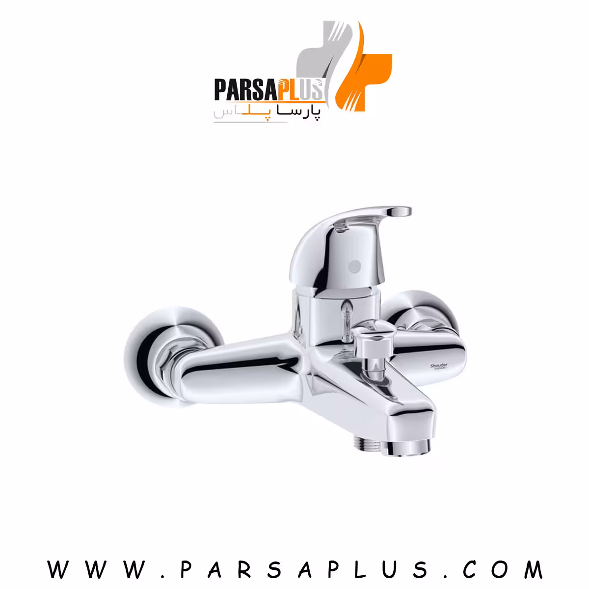 شیر حمام شودر مدل اطلس کروم
