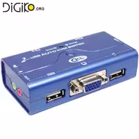 KVM سوئیچ 2 پورت USB اتوماتیک (مارک KNET)
