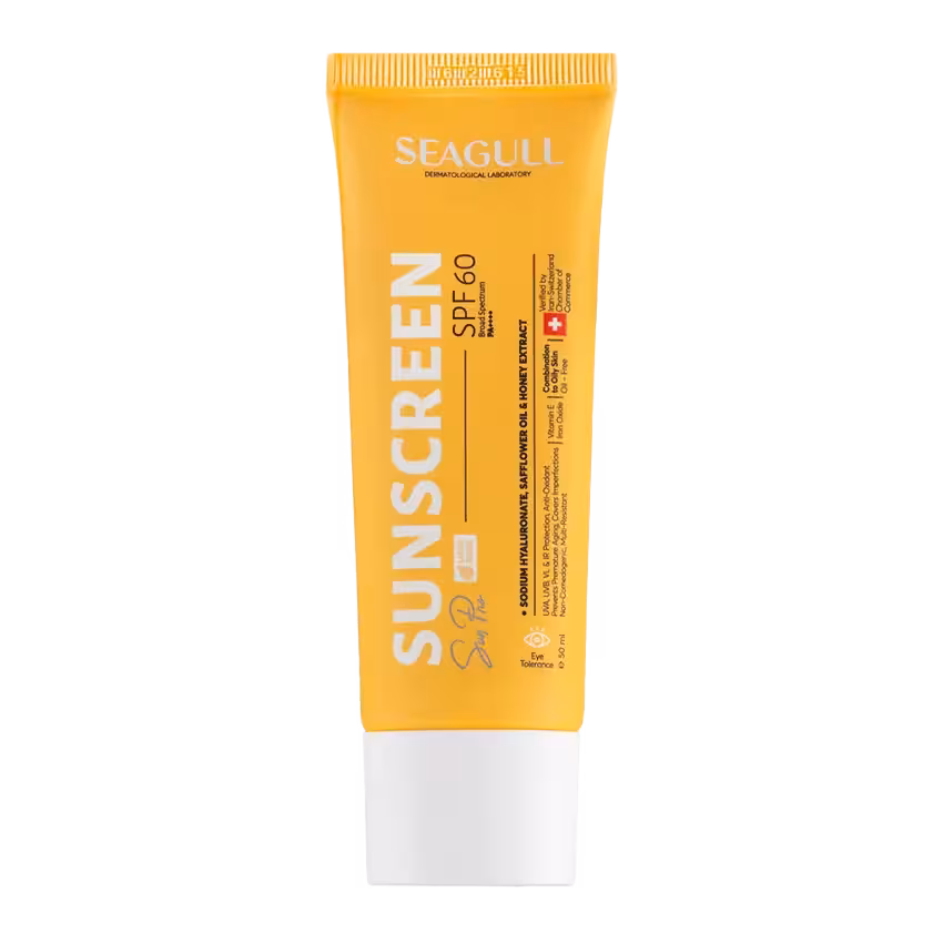 کرم ضد آفتاب رنگی فاقد چربی سی گل SPF60