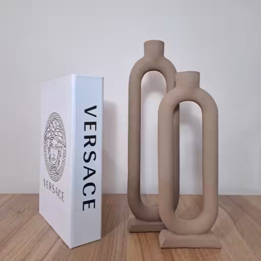 شمعدان مدل حلقه ای ایستاده مدرن مجموعه دو عددی