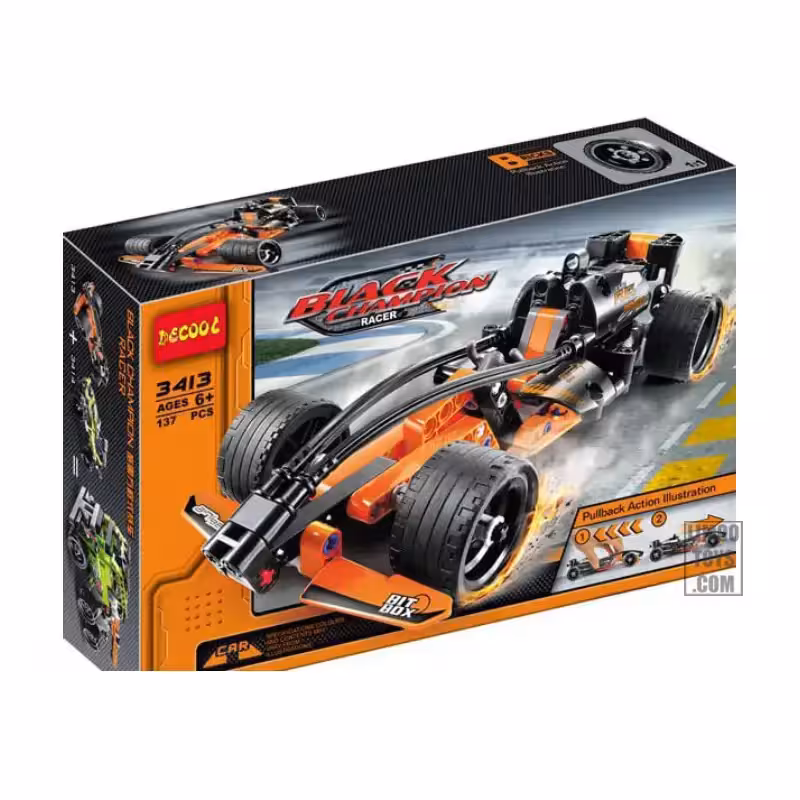 لگو ماشین مسابقه Decool Balck Champion کد 3814