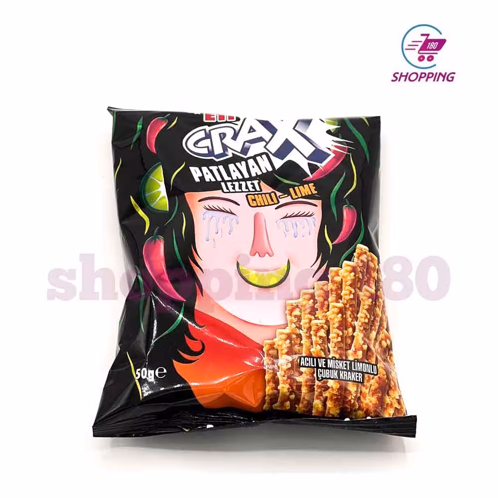 چوب شور کرانچی کراکس فلفل و لیمو 50 گرمی
