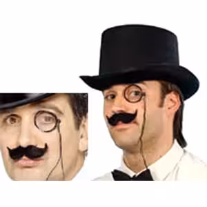 ست عینک و سبیل