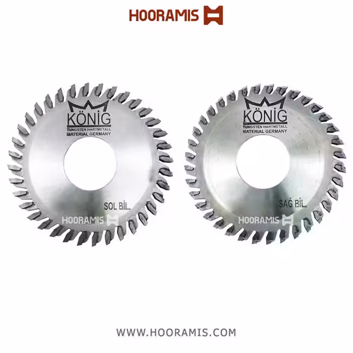 ست 2 عددی تیغ اره الماسه کوچک جهت برش زهوار آلومینیوم و uPVC برند Konig ترکیه به ابعاد 32*3*98- Z36