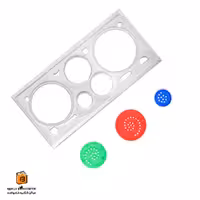 خط کش اقلیدس بی رنگ