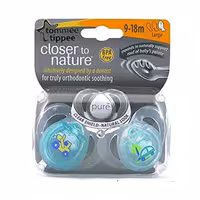 پستانک ارتودنسی 2 عددی طرح ماشین tommee tippee 43320464