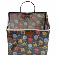 آندیا باکس فلزی آویز ذوزنقه 15*30 طرح شکلک