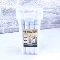 ماژیک راندو ( دو سر ) 12 رنگ پوست بیسیک BASIC