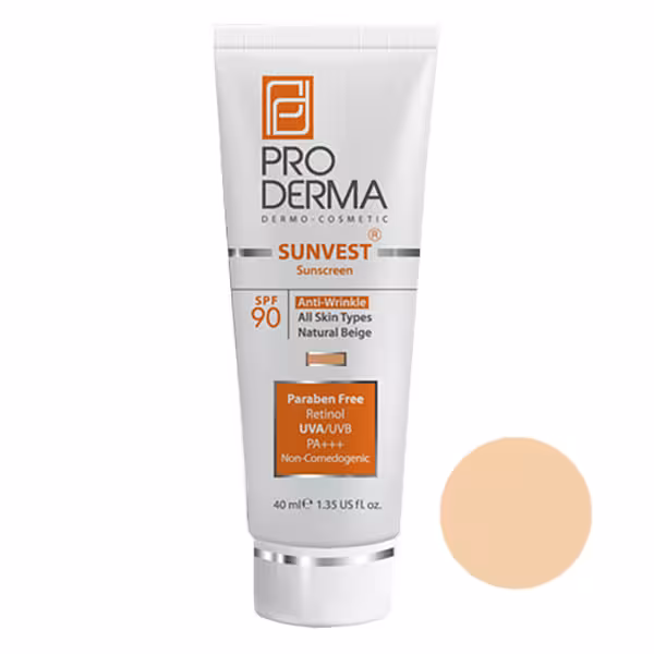 کرم ضد آفتاب و ضد چروک پرودرما مدل SPF90