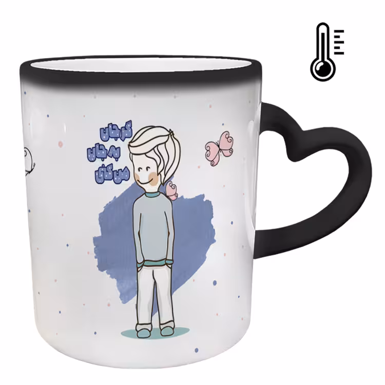 خرید ماگ-لیوان حرارتی  دسته ساده  عاشقانه کد 66