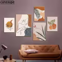 تابلو دکوراتیو مینیمال چند تیکه هنر دست کد 611