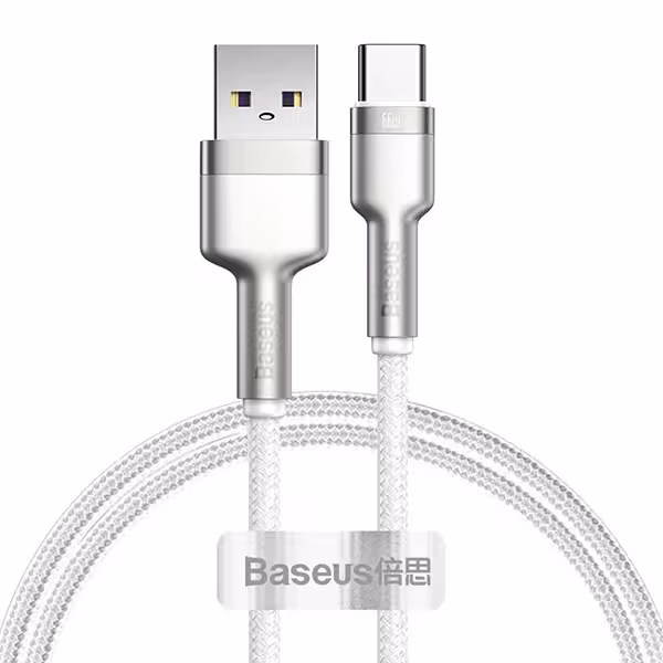کابل تبدیل USB به تایپ سی بیسوس مدل CAKF000102 طول 1 متر توان 6 آمپر