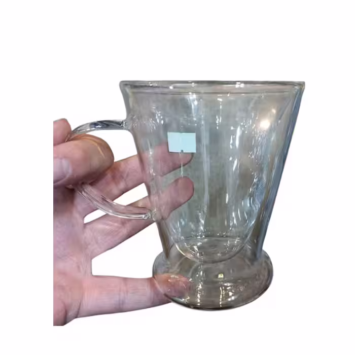 ماگ پیرکس دوجداره طرح شلغمی