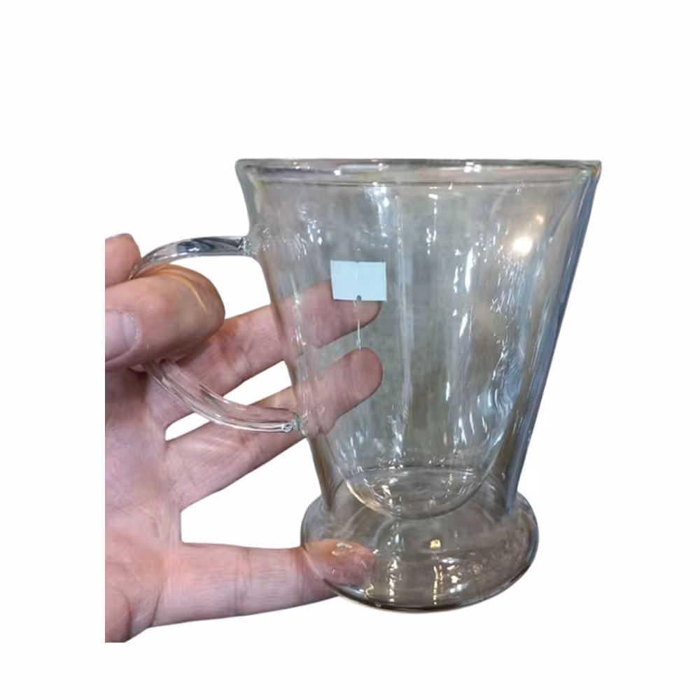 ماگ پیرکس دوجداره طرح شلغمی
