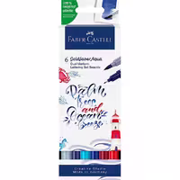 ست 6 عددی ماژیک دو طرفه Goldfaber Aqua طرح دریا