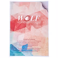 کاغذ گلاسه چسبدار 135 گرم ولف سایز A4 | چاوه