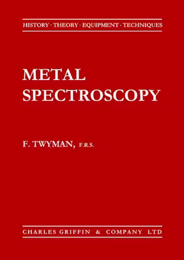 خرید و دانلود نسخه کامل کتاب Metal Spectroscopy