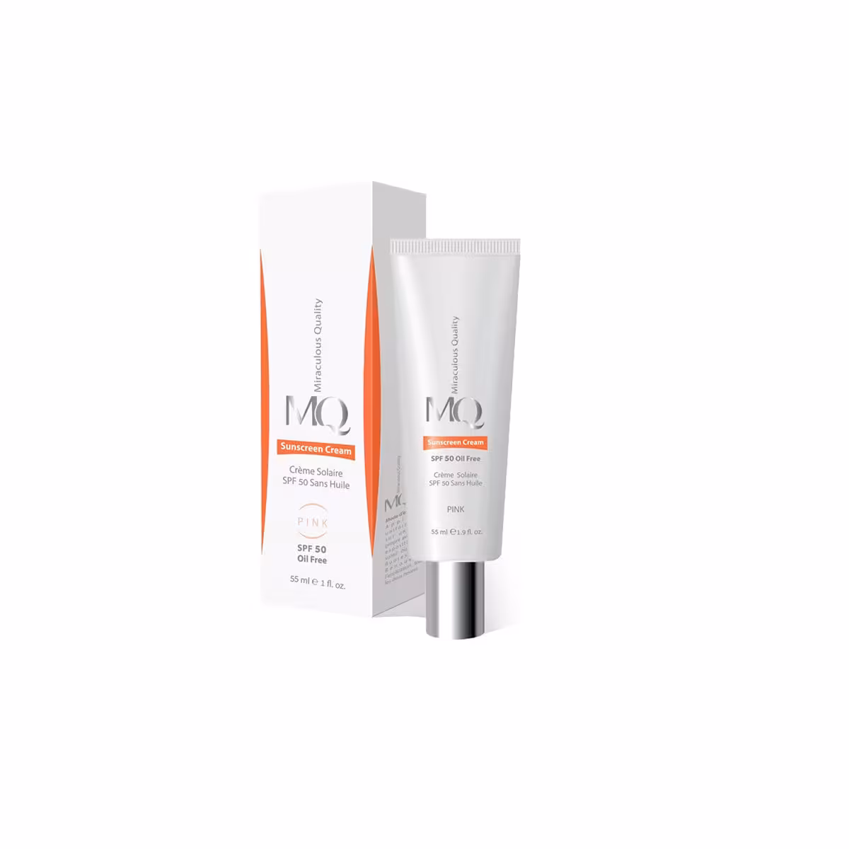 کرم ضد آفتاب فاقد چربی SPF50 بژ طبیعی ام کیو-MQ