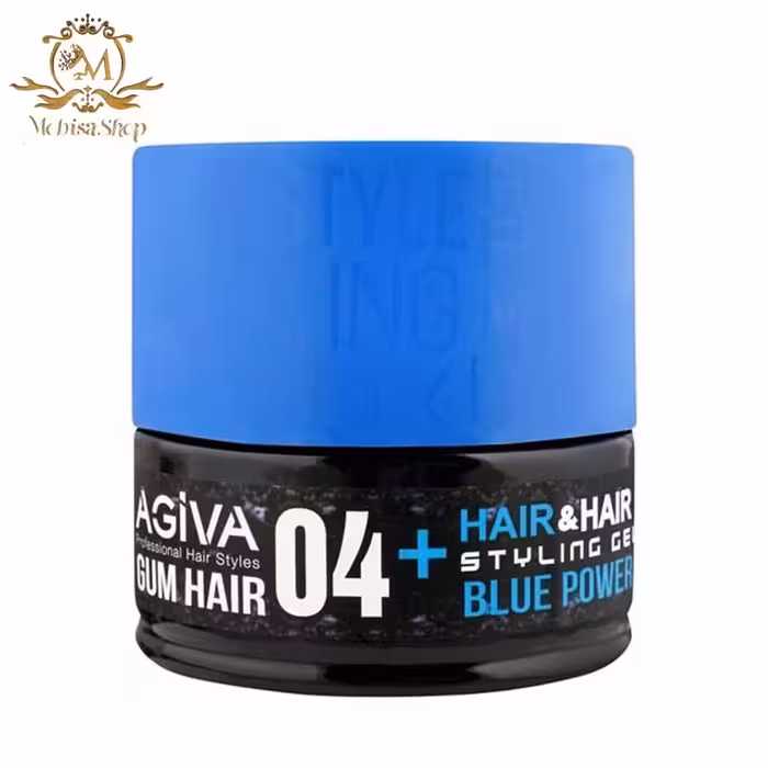 ژل مو آگیوا شماره 04 مدل blue power حجم 200 میل