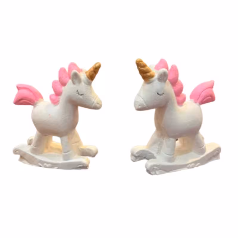 مجسمه مدل اسب یونی کورن مجموعه 2 عددی