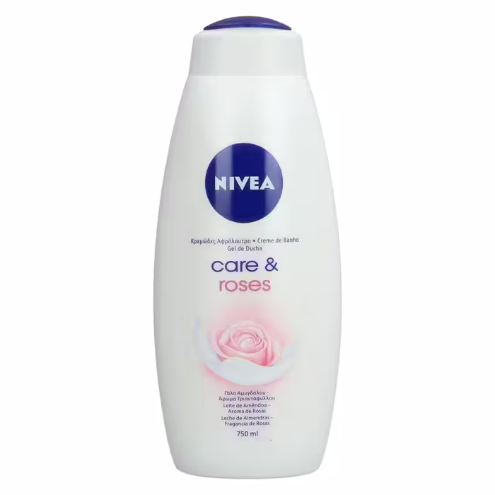 شامپو بدن نیوآ مدل Care & rose حجم 750 میلی لیتر | Nivea Care & rose Body Shampoo 750ml