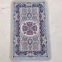 پادری گلیم طرح هالیدی فیلی سایز80در50(هزینه ارسال باخریدارمیباشدپس کرایه)