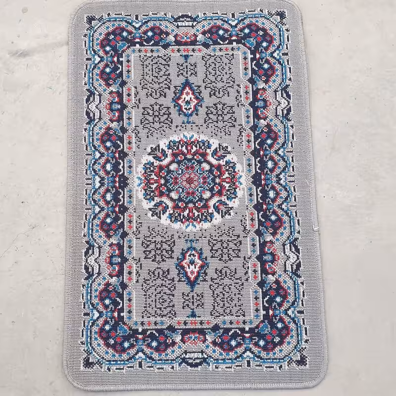 پادری گلیم طرح هالیدی فیلی سایز80در50(هزینه ارسال باخریدارمیباشدپس کرایه)