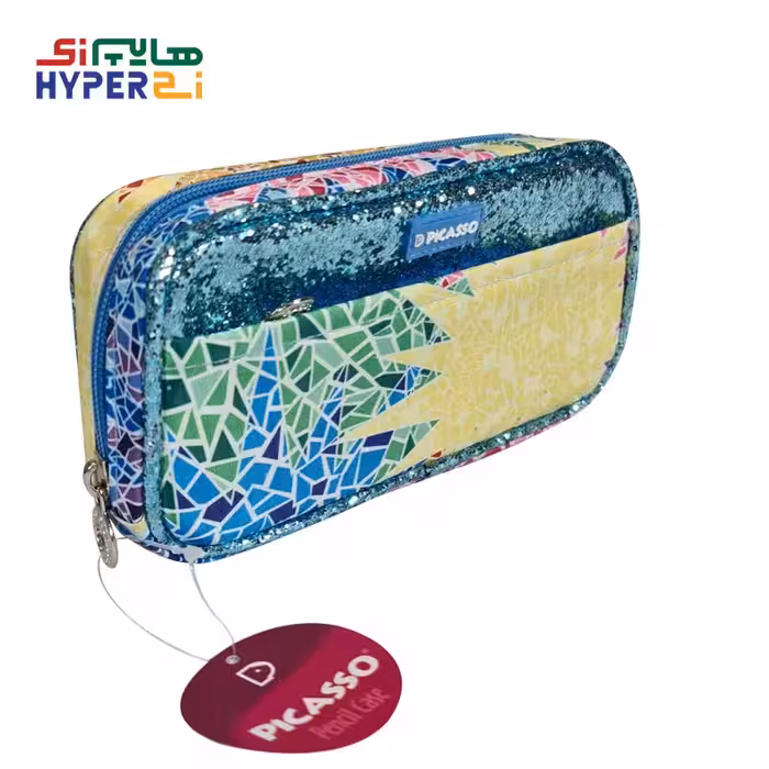 جامدادی پیکاسو G4 طرح کاشی 2 پولک دارPicasso