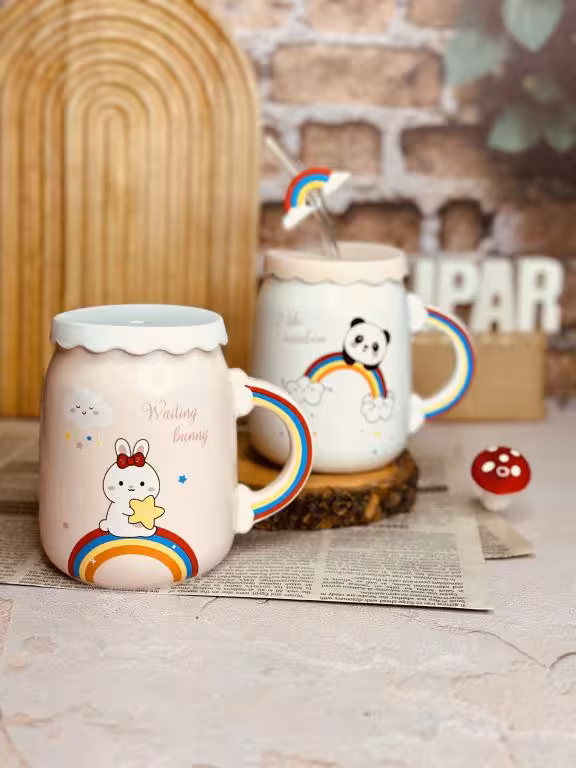 ماگ خمره ای رنگین کمان کد 9994