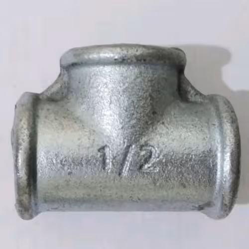 سه راهی فلزی یک دوم آب