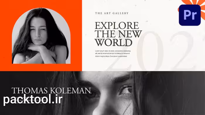 دانلود پروژه آماده پریمیر پرو افتتاحیه و اوپنر سیاه و سفید Black White Opening - پک تول