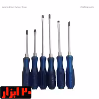 ست پیچ گوشتی آچارخور ضربه خور سنگین 6 عددی