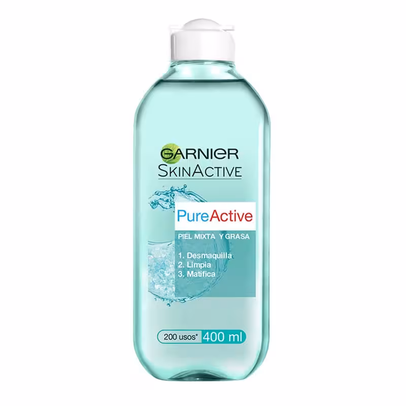 میسلار واتر گارنیر انواع پوست Pure Active حجم 400 میلی لیتر