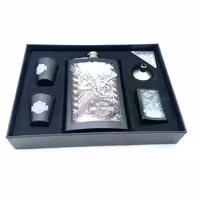 ست قمقمه جیبی دو شات 270cc فندک مدل هارلی دیویدسون کد a530401