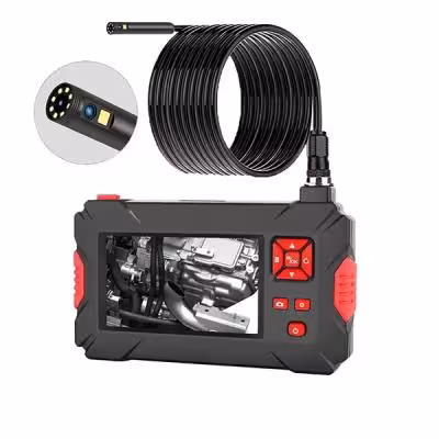 دوربین شلنگی و آندوسکوپی مانیتور دار P30 مدل 2 لنز