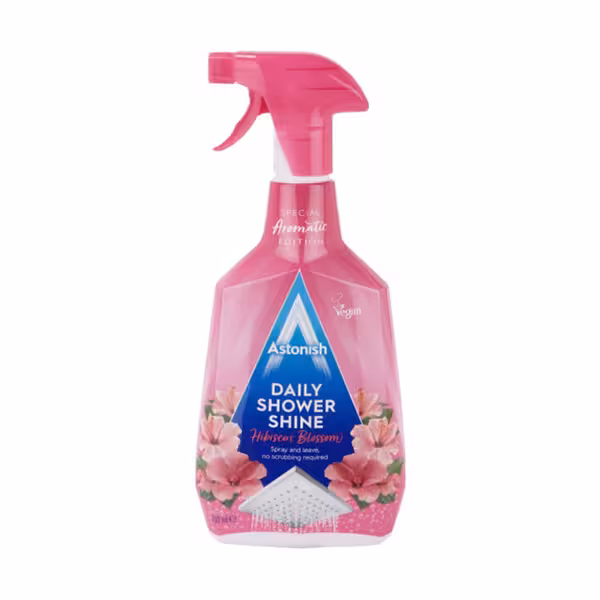 مشخصات، خرید و قیمت اسپری ضد لک و براق کننده دوش حمام استونیش با رایحه شکوفه هیبیسکوس 750 میل ⭐️ ویان مارکت