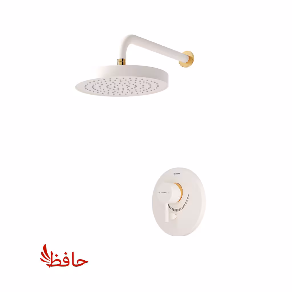 شیر حمام توکار شودر مدل مارینو شیری طلایی تیپ 1