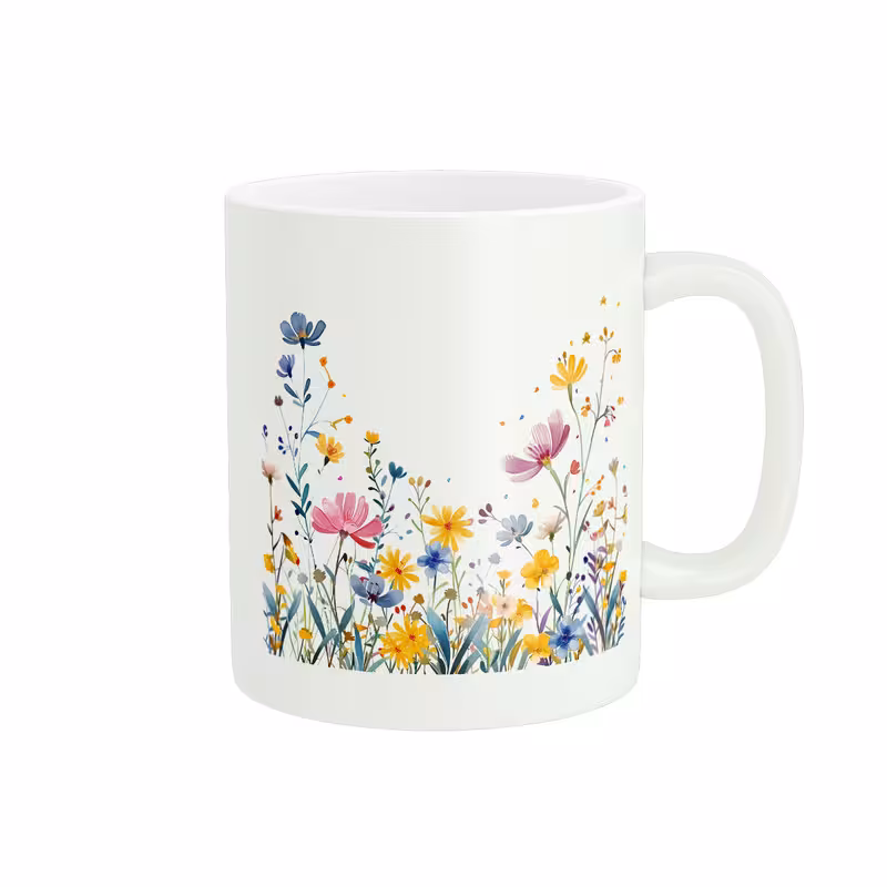 خرید ماگ-لیوان  گل  کد 239