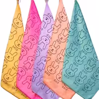 دستمال حوله ای آشپزخانه طرح خرگوشی سایز 40×40 بسته 12 عددی