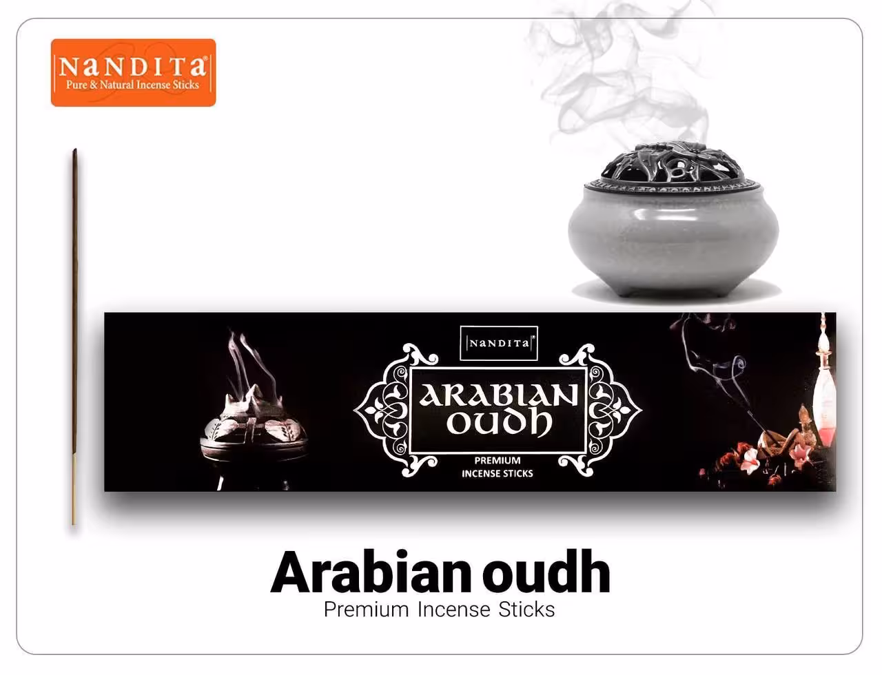 عود دست ساز عربین عود از برند ناندیتا