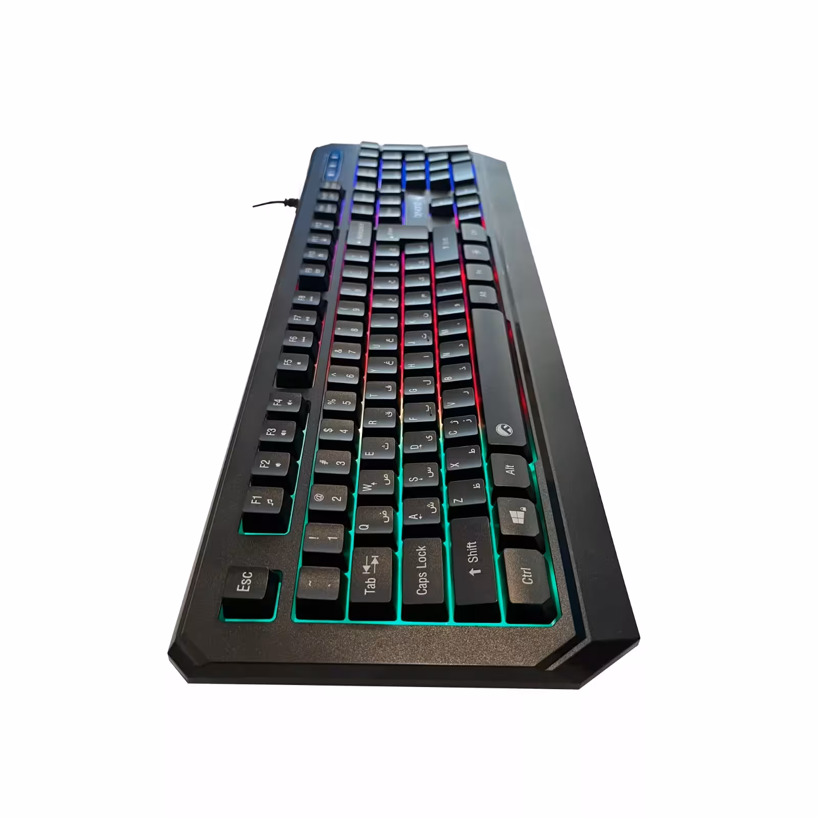 کیبورد بیاند مدل Bk-7140، سوئیچ ممبران، Full-size، نورپردازی LED RGB