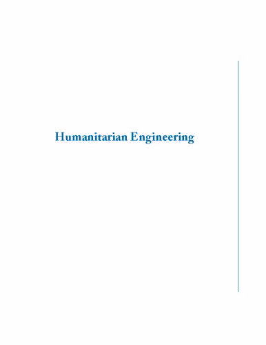 خرید و دانلود نسخه کامل کتاب Humanitarian Engineering