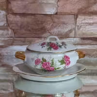 عسل خوری قدیمی گل سرخی مارک کمیاب  علوی ژاپن 