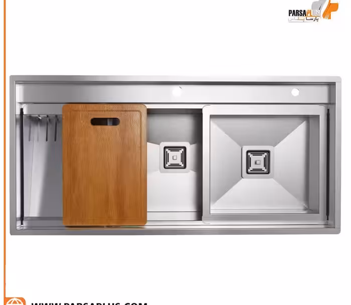 سینک کن مدل BNC 304 -104 شیر آبشاری  ضخامت ورق 1