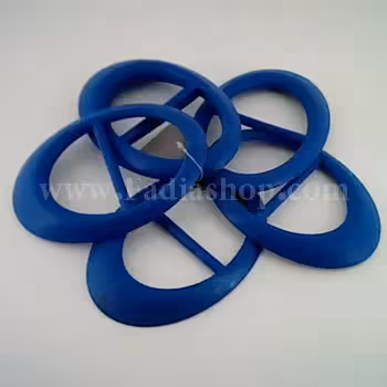 سگک بیضی رنگی