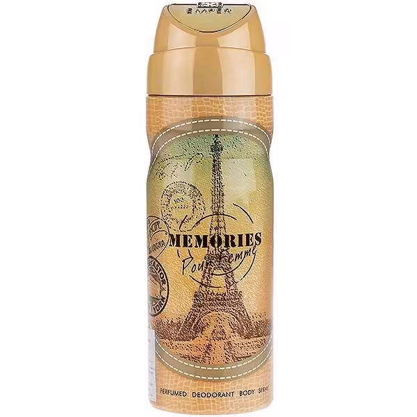 اسپری خوشبو کننده بدن زنانه امپر مدل Memories حجم 200 میلی لیتر